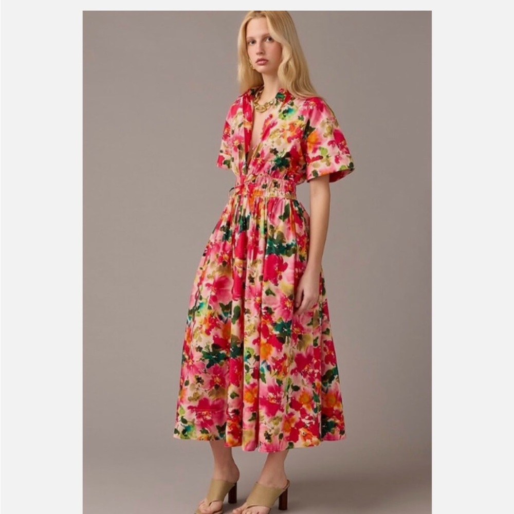 J. Crew Elena Floral Dress